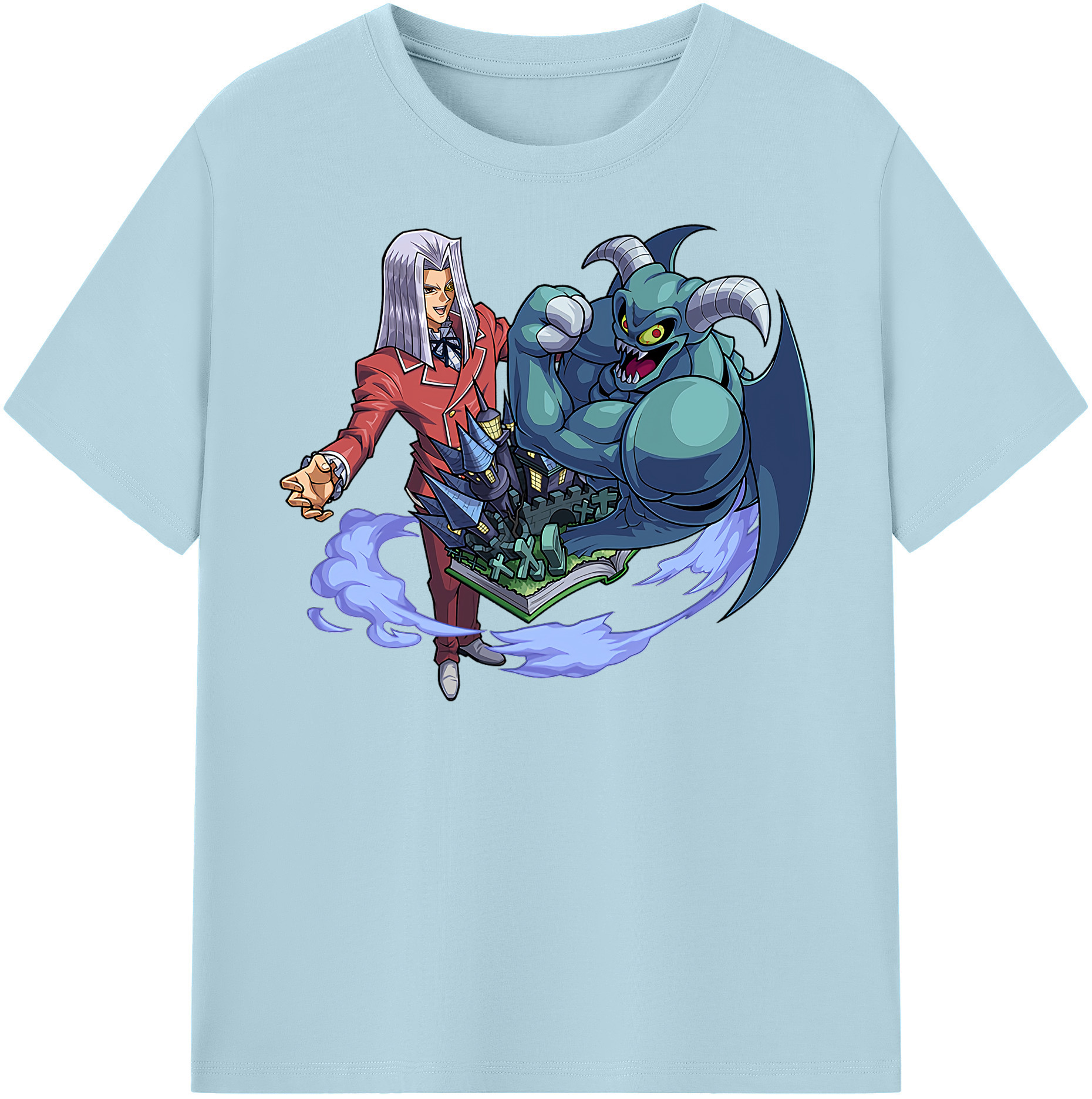 （画像用） 遊☆戯☆王 Yu-Gi-Oh! 綿100％半袖Tシャツ（フロントプリント）